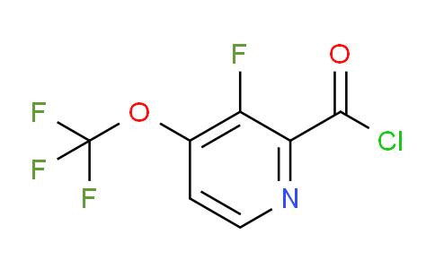 3-Fluoro-4-(trifluoromethoxy)pyridine-2-carbonyl chloride