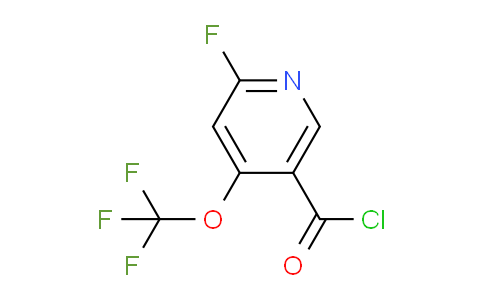 2-Fluoro-4-(trifluoromethoxy)pyridine-5-carbonyl chloride