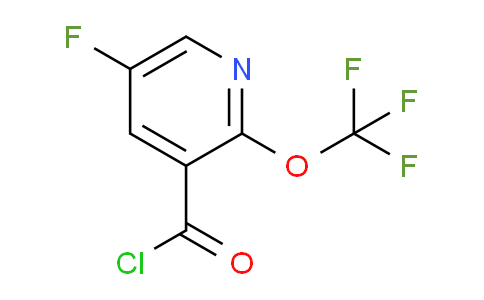 5-Fluoro-2-(trifluoromethoxy)pyridine-3-carbonyl chloride
