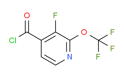 3-Fluoro-2-(trifluoromethoxy)pyridine-4-carbonyl chloride