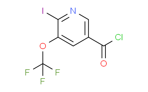 2-Iodo-3-(trifluoromethoxy)pyridine-5-carbonyl chloride