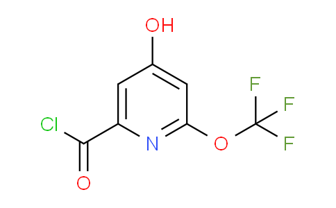 AM25344 | 1804299-07-7 | 4-Hydroxy-2-(trifluoromethoxy)pyridine-6-carbonyl chloride