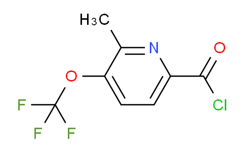 AM25392 | 1803927-84-5 | 2-Methyl-3-(trifluoromethoxy)pyridine-6-carbonyl chloride