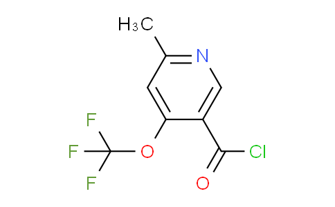 2-Methyl-4-(trifluoromethoxy)pyridine-5-carbonyl chloride