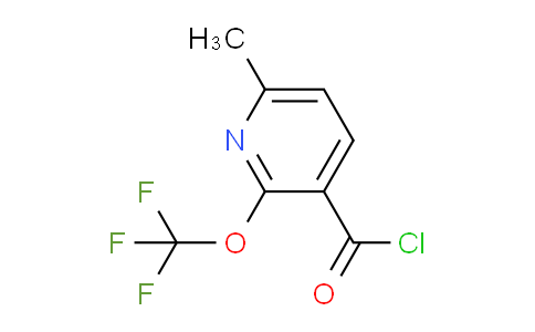 6-Methyl-2-(trifluoromethoxy)pyridine-3-carbonyl chloride