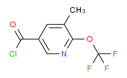 3-Methyl-2-(trifluoromethoxy)pyridine-5-carbonyl chloride