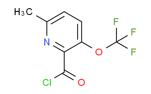 6-Methyl-3-(trifluoromethoxy)pyridine-2-carbonyl chloride