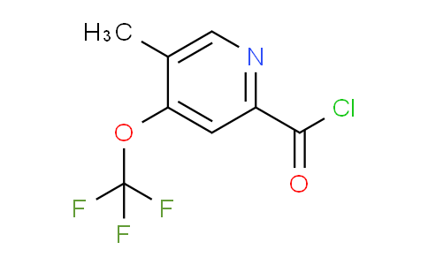5-Methyl-4-(trifluoromethoxy)pyridine-2-carbonyl chloride