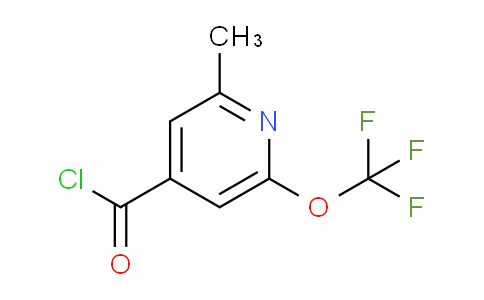 2-Methyl-6-(trifluoromethoxy)pyridine-4-carbonyl chloride