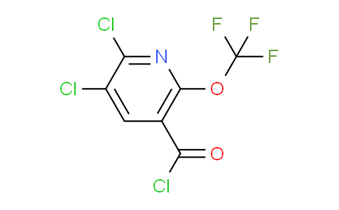 2,3-Dichloro-6-(trifluoromethoxy)pyridine-5-carbonyl chloride
