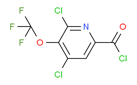2,4-Dichloro-3-(trifluoromethoxy)pyridine-6-carbonyl chloride