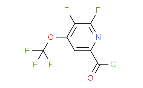 2,3-Difluoro-4-(trifluoromethoxy)pyridine-6-carbonyl chloride
