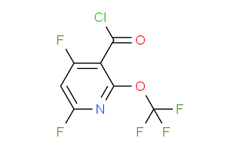 4,6-Difluoro-2-(trifluoromethoxy)pyridine-3-carbonyl chloride