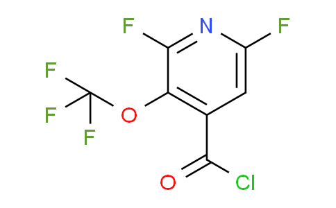 2,6-Difluoro-3-(trifluoromethoxy)pyridine-4-carbonyl chloride