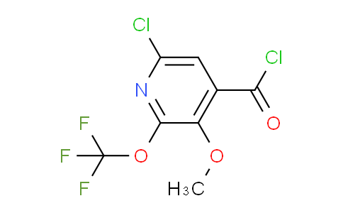 6-Chloro-3-methoxy-2-(trifluoromethoxy)pyridine-4-carbonyl chloride