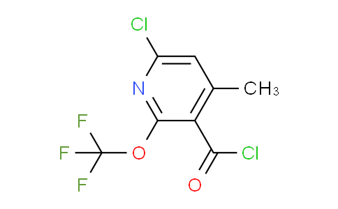 6-Chloro-4-methyl-2-(trifluoromethoxy)pyridine-3-carbonyl chloride