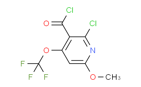 2-Chloro-6-methoxy-4-(trifluoromethoxy)pyridine-3-carbonyl chloride
