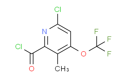 6-Chloro-3-methyl-4-(trifluoromethoxy)pyridine-2-carbonyl chloride