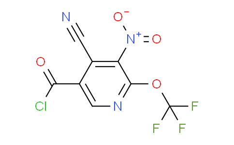 4-Cyano-3-nitro-2-(trifluoromethoxy)pyridine-5-carbonyl chloride
