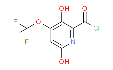 3,6-Dihydroxy-4-(trifluoromethoxy)pyridine-2-carbonyl chloride