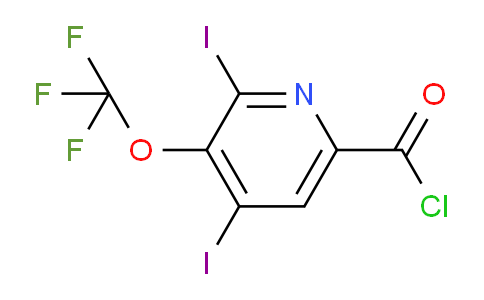 AM25586 | 1804293-62-6 | 2,4-Diiodo-3-(trifluoromethoxy)pyridine-6-carbonyl chloride