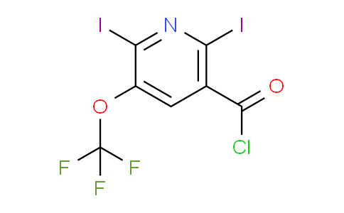 AM25596 | 1804032-35-6 | 2,6-Diiodo-3-(trifluoromethoxy)pyridine-5-carbonyl chloride