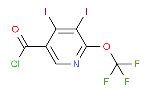 AM25598 | 1804532-44-2 | 3,4-Diiodo-2-(trifluoromethoxy)pyridine-5-carbonyl chloride