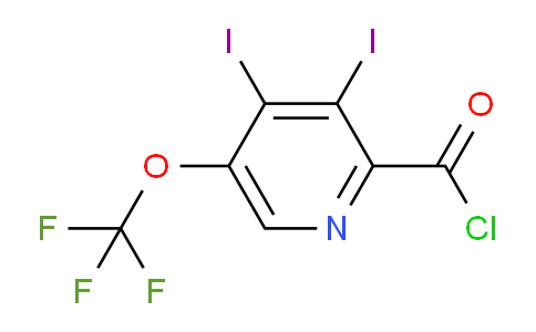AM25611 | 1803441-00-0 | 3,4-Diiodo-5-(trifluoromethoxy)pyridine-2-carbonyl chloride