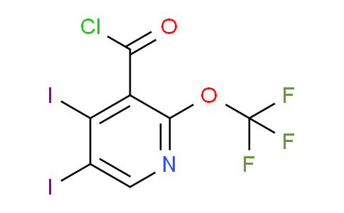 4,5-Diiodo-2-(trifluoromethoxy)pyridine-3-carbonyl chloride