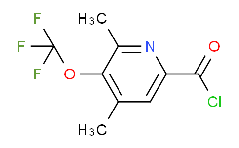AM25615 | 1803973-37-6 | 2,4-Dimethyl-3-(trifluoromethoxy)pyridine-6-carbonyl chloride