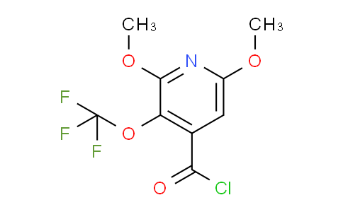 2,6-Dimethoxy-3-(trifluoromethoxy)pyridine-4-carbonyl chloride