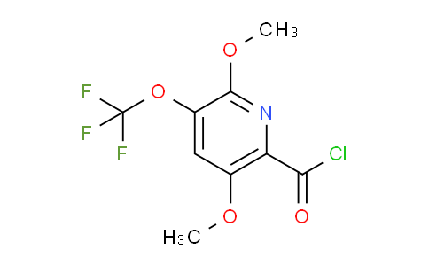 2,5-Dimethoxy-3-(trifluoromethoxy)pyridine-6-carbonyl chloride