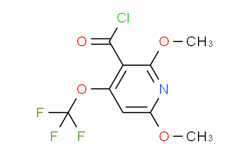2,6-Dimethoxy-4-(trifluoromethoxy)pyridine-3-carbonyl chloride