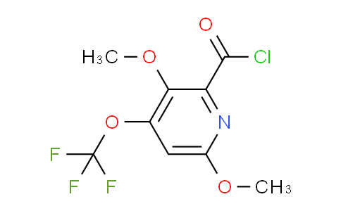 3,6-Dimethoxy-4-(trifluoromethoxy)pyridine-2-carbonyl chloride