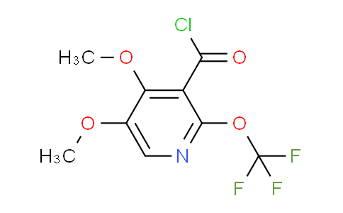 4,5-Dimethoxy-2-(trifluoromethoxy)pyridine-3-carbonyl chloride