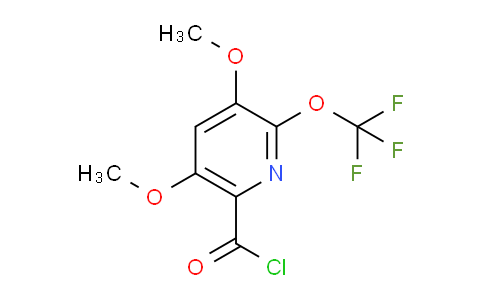 3,5-Dimethoxy-2-(trifluoromethoxy)pyridine-6-carbonyl chloride