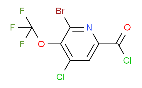 AM25663 | 1804386-44-4 | 2-Bromo-4-chloro-3-(trifluoromethoxy)pyridine-6-carbonyl chloride