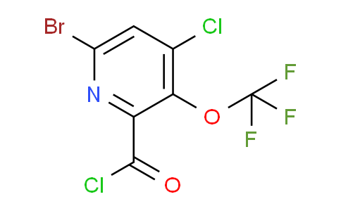6-Bromo-4-chloro-3-(trifluoromethoxy)pyridine-2-carbonyl chloride