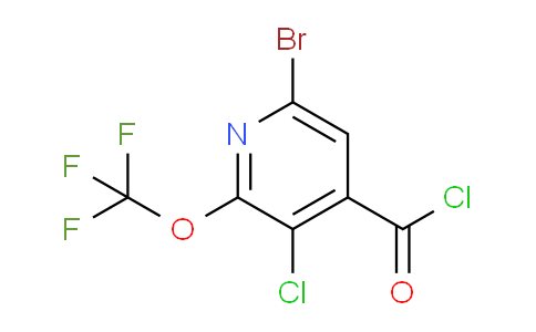 6-Bromo-3-chloro-2-(trifluoromethoxy)pyridine-4-carbonyl chloride