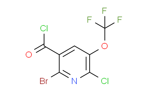 2-Bromo-6-chloro-5-(trifluoromethoxy)pyridine-3-carbonyl chloride