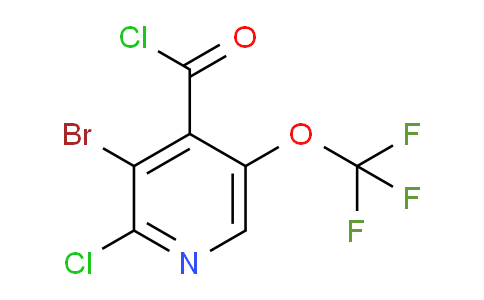 3-Bromo-2-chloro-5-(trifluoromethoxy)pyridine-4-carbonyl chloride