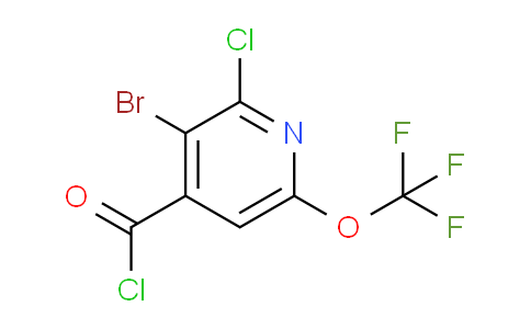 3-Bromo-2-chloro-6-(trifluoromethoxy)pyridine-4-carbonyl chloride