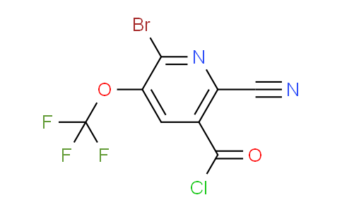 AM25693 | 1803618-26-9 | 2-Bromo-6-cyano-3-(trifluoromethoxy)pyridine-5-carbonyl chloride