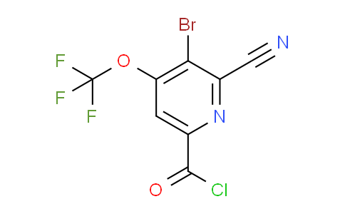 AM25698 | 1806105-71-4 | 3-Bromo-2-cyano-4-(trifluoromethoxy)pyridine-6-carbonyl chloride