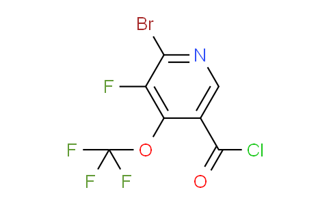AM25705 | 1803622-14-1 | 2-Bromo-3-fluoro-4-(trifluoromethoxy)pyridine-5-carbonyl chloride