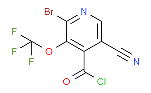 AM25707 | 1806157-38-9 | 2-Bromo-5-cyano-3-(trifluoromethoxy)pyridine-4-carbonyl chloride