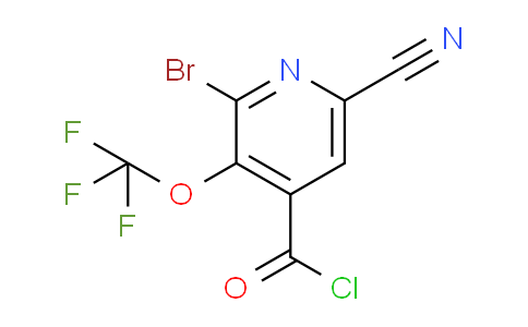 AM25715 | 1806105-69-0 | 2-Bromo-6-cyano-3-(trifluoromethoxy)pyridine-4-carbonyl chloride