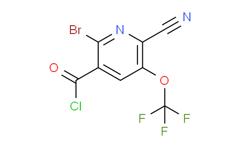 AM25719 | 1806157-51-6 | 2-Bromo-6-cyano-5-(trifluoromethoxy)pyridine-3-carbonyl chloride