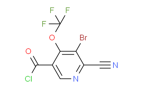 AM25721 | 1806028-31-8 | 3-Bromo-2-cyano-4-(trifluoromethoxy)pyridine-5-carbonyl chloride