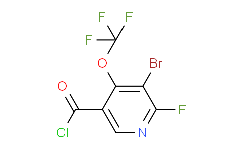 AM25723 | 1806086-94-1 | 3-Bromo-2-fluoro-4-(trifluoromethoxy)pyridine-5-carbonyl chloride